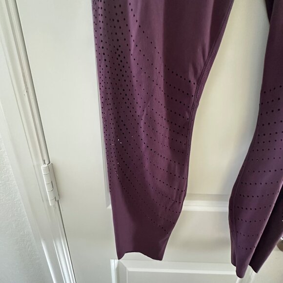 Members Mark Active Pocket Legging XL Nylon/Spandex Agate Purple High Waist Comp - Picture 7 of 7
